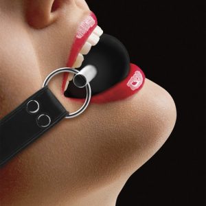 0.9″ Solid Ball Gag Bondage Black