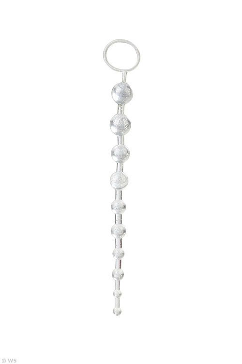 10.25” Anal Beads Anal Balls & Beads Clear