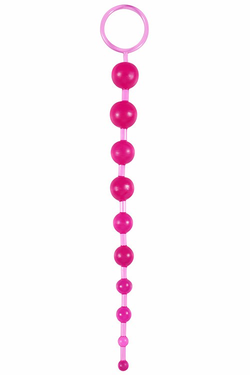 10″ Anal Beads Anal Balls & Beads Pink