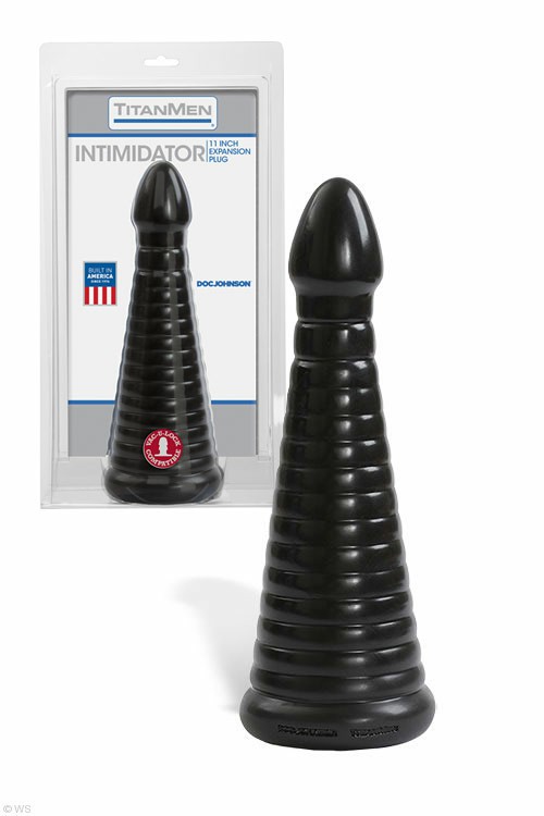 11″ Intimidator Anal Plug Anal Toys Black