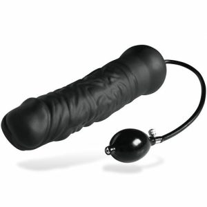 13.5″ Inflatable Dildo Dildos Black