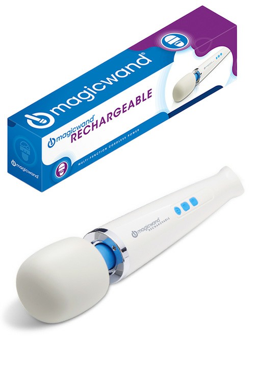 13″ Deluxe Rechargeable Massage Wand Vibrators White