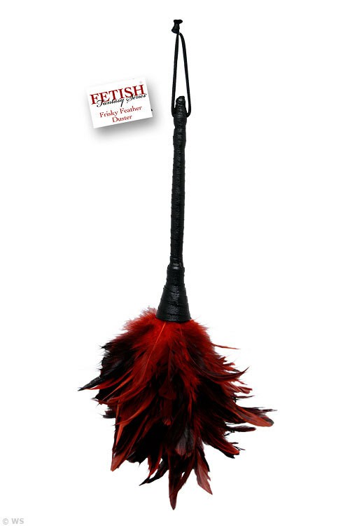 13″ Feather Duster Bondage Red/Black