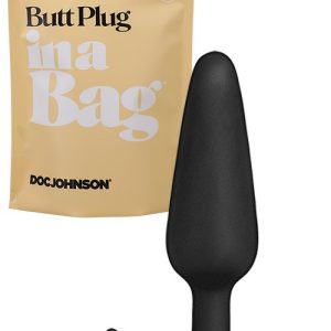 3″ Butt Plug In A Bag Anal Toys Black