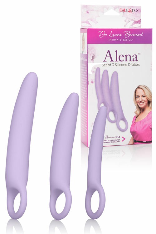 3 Pce Silicone Dilator Set Lubes & Essentials Lilac