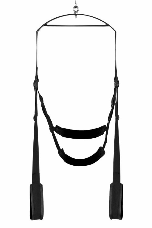 360 Degree Spinning Sex Swing Couples Toys Black