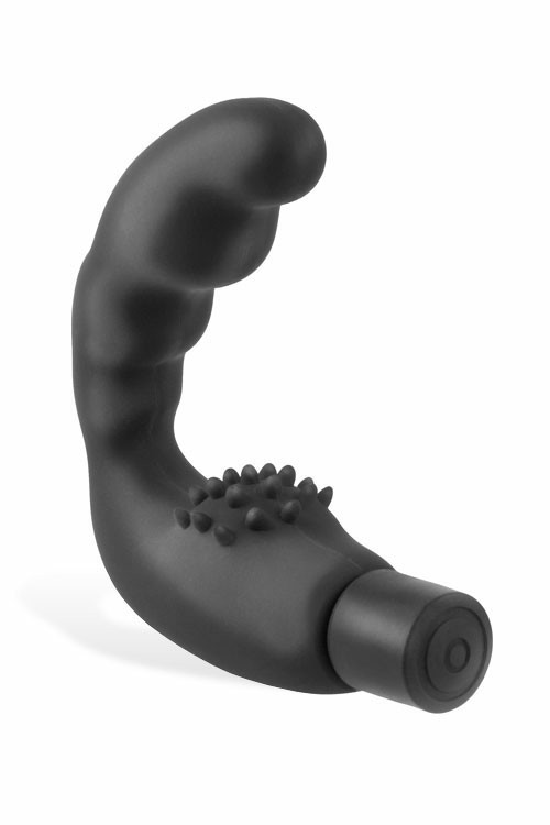 4.25″ Vibrating Silicone Prostate Massager Prostate Massagers Black