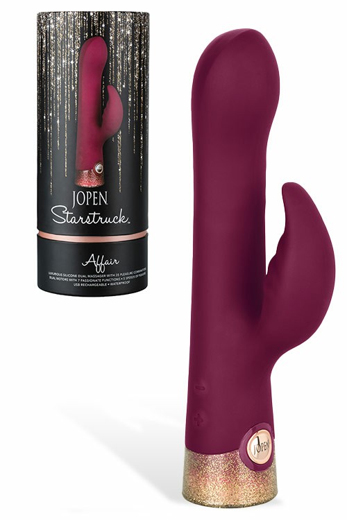 8.5″ Starstruck Affair Rabbit Vibrator Rabbit Vibrators Wine