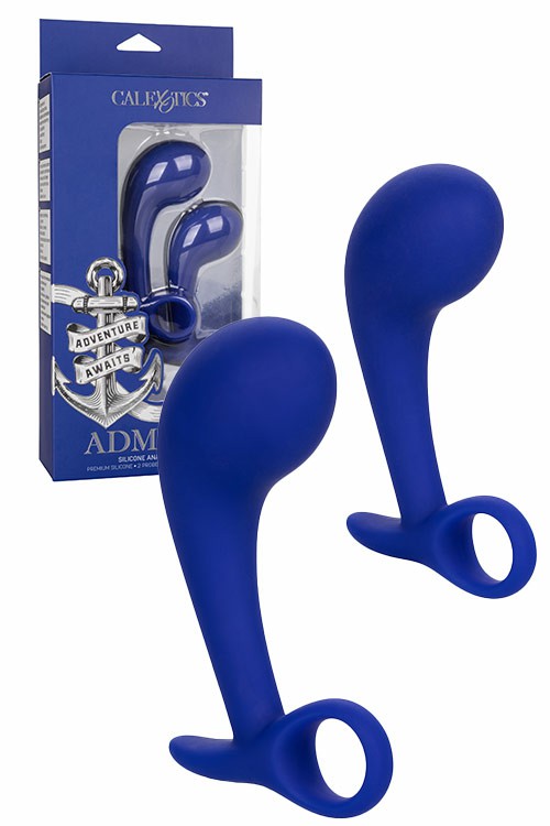 Admiral Silicone Anal Training Set (2 Pce) Anal Toys Blue