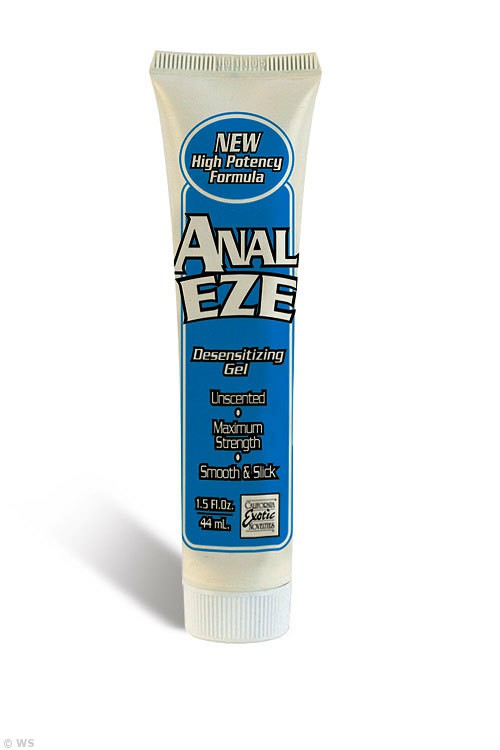 Anal Eze Desensitizing Gel (44Ml) Anal Lubes Light Blue