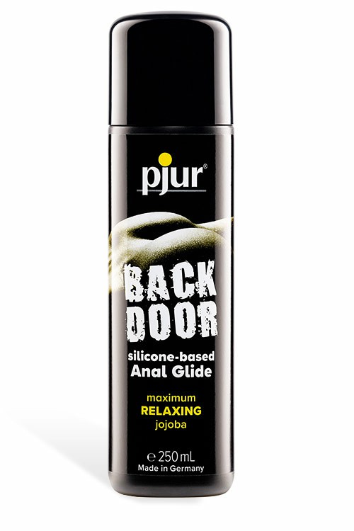 Back Door Relaxing Silicone Based Anal Glide (250Ml) Lubes & Essentials Clear