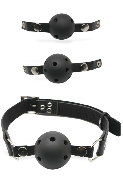 Ball Gag Training System Bondage Black