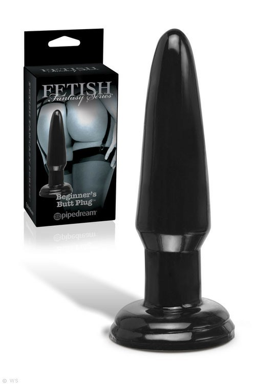 Beginner’s 4.25″ Butt Plug Anal Toys Black