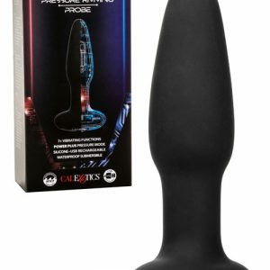 Bionic Pressure 5.75″ Pressure Activated Rimming Butt Plug Anal Toys Black