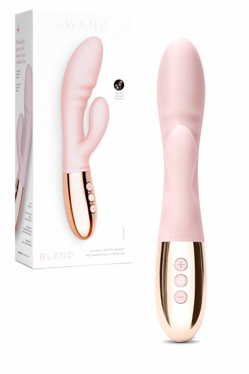 Blend 7.9″ Flexible Rabbit Vibrator Rabbit Vibrators Black