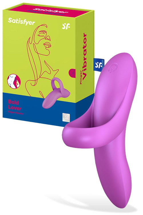 Bold Lover Finger Vibrator Clitoral Vibrators Dark Pink