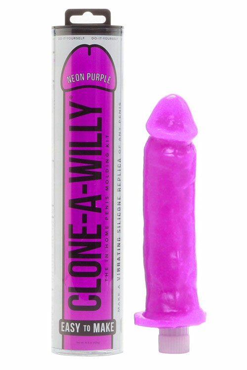 Clone A Willy Vibrating Penis Casting Kit Couples Toys Purple