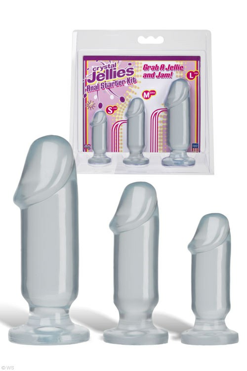 Crystal Jellies Anal Starter Kit Anal Toys Clear