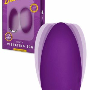 Date Night 4.87″ Remote Controlled Vibrating Egg Massager Vibrating Eggs Purple