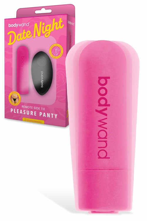 Date Night Pleasure 4.87″ Remote Controlled Panty Vibrator Vibrating Panties Black/Pink