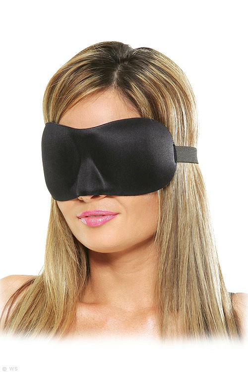 Deluxe Fantasy Love Mask Blindfolds & Hoods Black