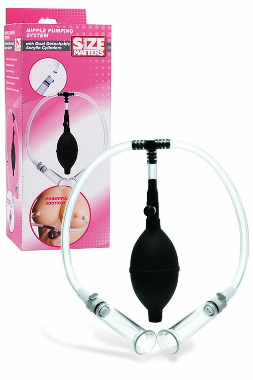 Detachable Cylinder Nipple Pump Bondage