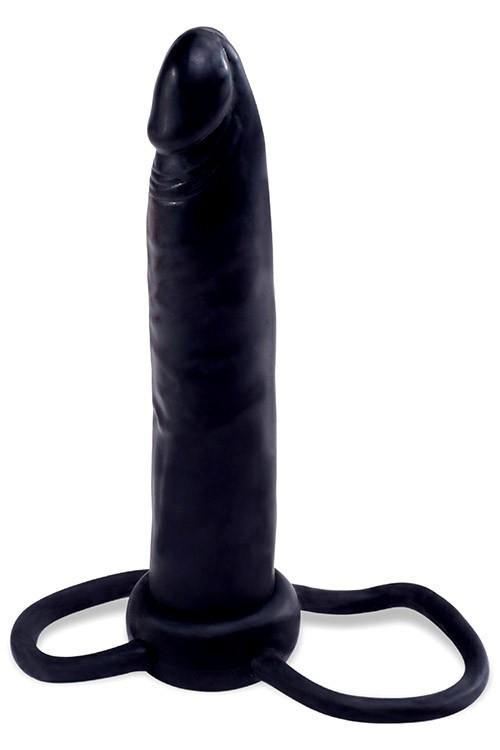 Double Trouble Strap On Dildo Dildos Black