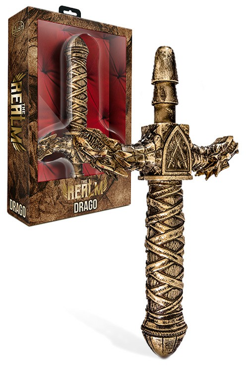 Drago 11″ Lock On Dragon Sword Handle Accessories Bronze