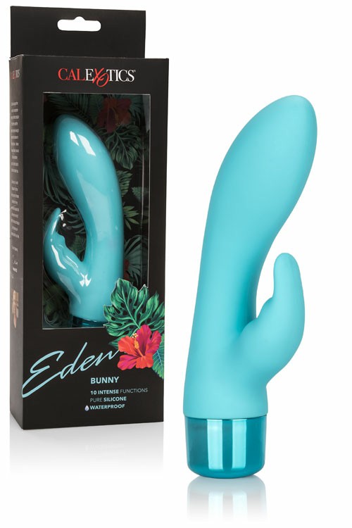 Eden 7″ Silicone Rabbit Vibrator Rabbit Vibrators Teal