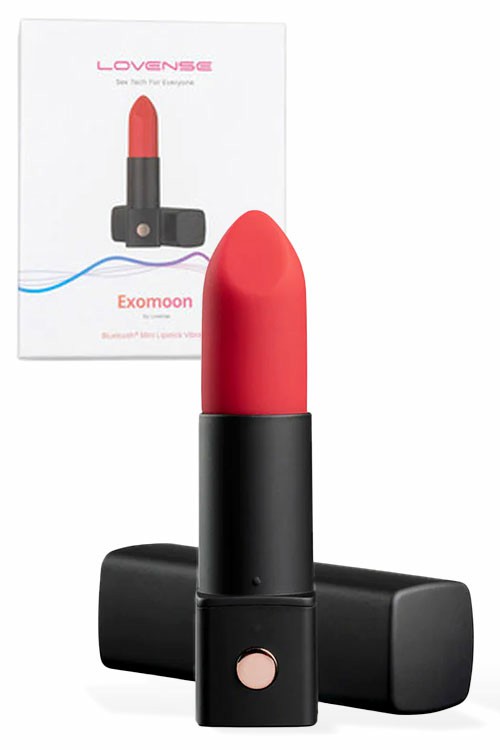 Exomoon 3.46″ App Controlled Lipstick Bullet Vibrator Bullet Vibrators Multi