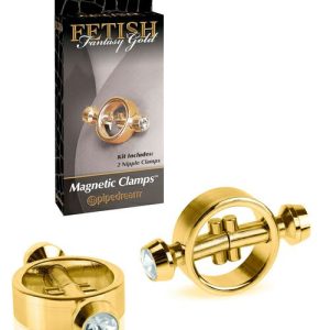 Fetish Fantasy Gold Magnetic Clamps Bondage Gold