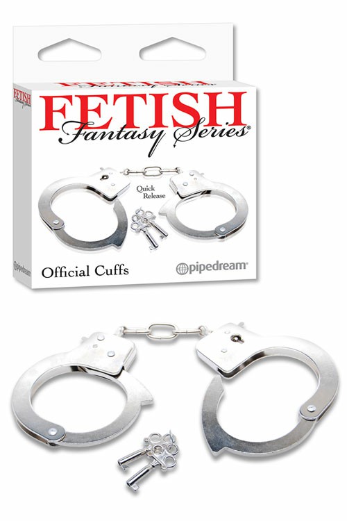 Fetish Fantasy Official Handcuffs Bondage Silver