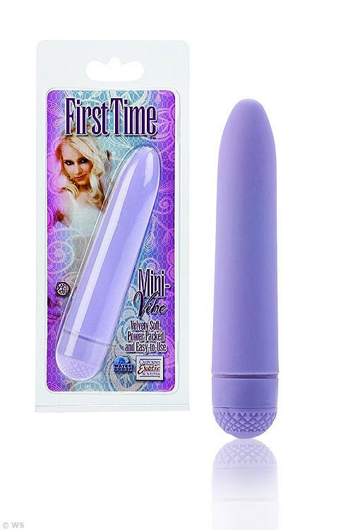 First Time 4.5″ Velvety Soft Mini Vibrator Purple