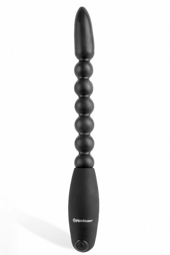 Flexa Pleaser 7″ Power Beads Anal Balls & Beads Black