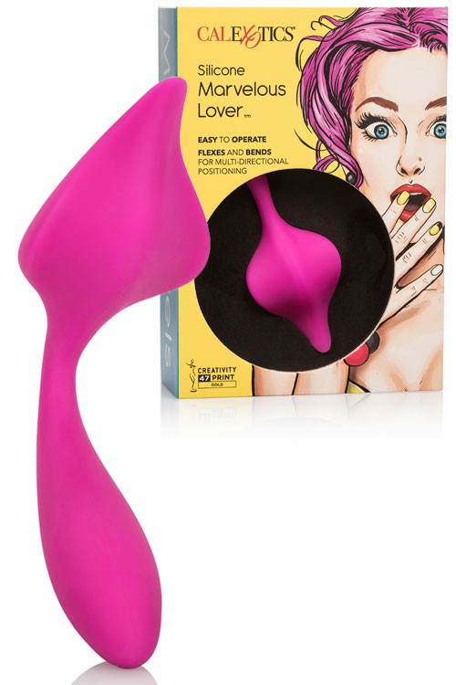 Flexible Rechargeable 7″ Silicone Clitoral Vibrator Clitoral Vibrators Pink