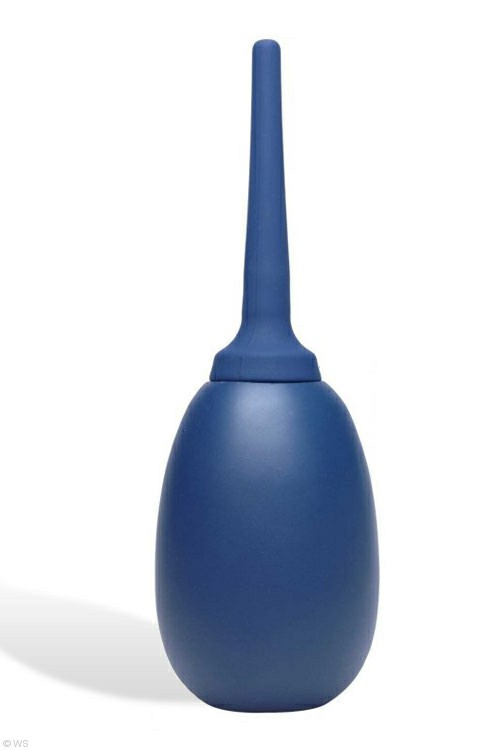 Flexible Tip Enema Bulb Anal Toys Blue