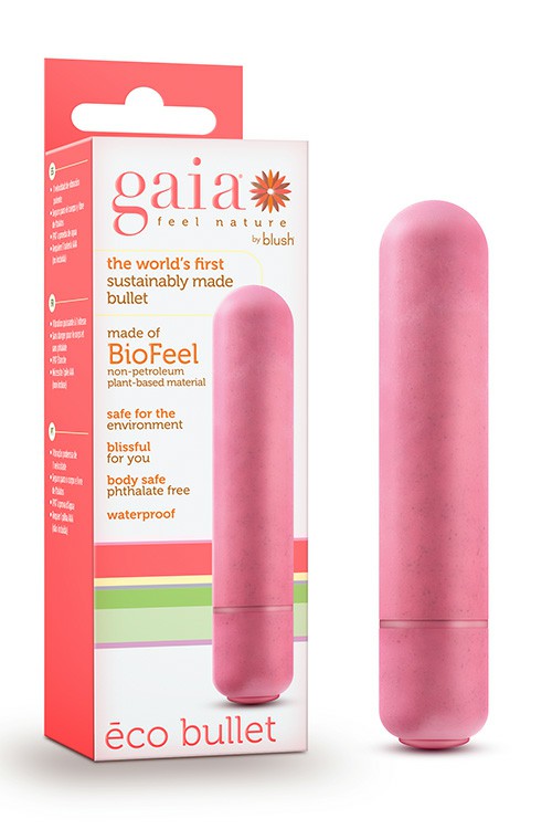 Gaia Eco 3.5″ Bullet Vibrator Bullet Vibrators Aqua