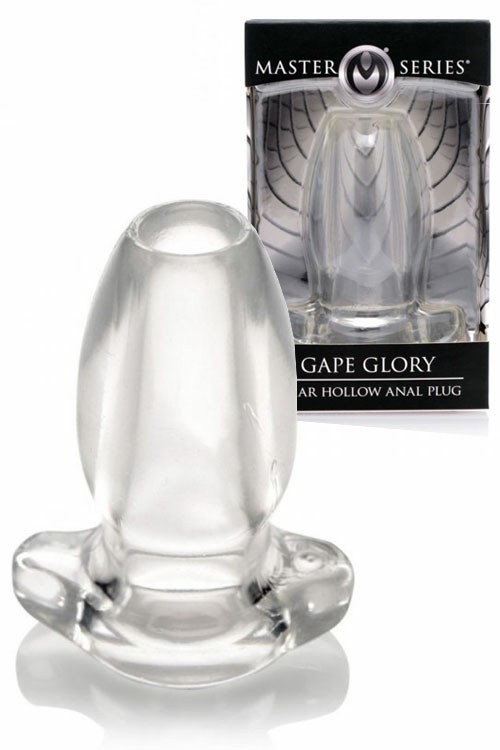 Gape Glory 3.9″ Hollow Butt Plug Anal Toys Clear