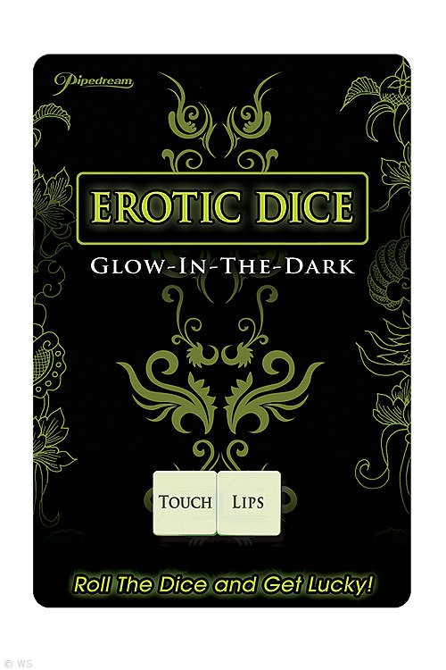 Glow In The Dark Erotic Dice Couples Toys Glow In The Dark