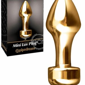 Gold Mini 3.25″ Luv Plug Anal Toys Gold