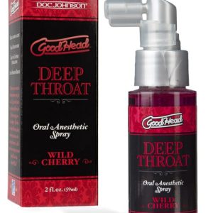 Goodhead Deep Throat Spray Cherry (2 Oz.) Lubes & Essentials Cherry