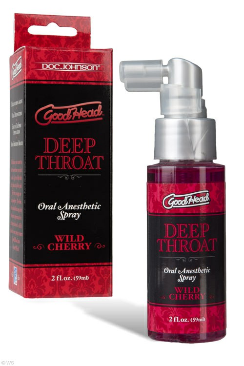 Goodhead Deep Throat Spray Cherry (2 Oz.) Lubes & Essentials Cherry