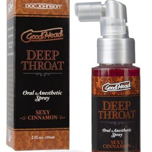 Goodhead Deep Throat Spray Cinnamon (2 Oz.) Lubes & Essentials Cinnamon