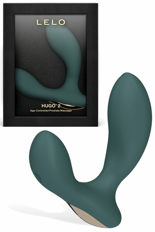 Hugo 2 App Controlled 4.2″ Silicone Prostate Massager Prostate Massagers Black