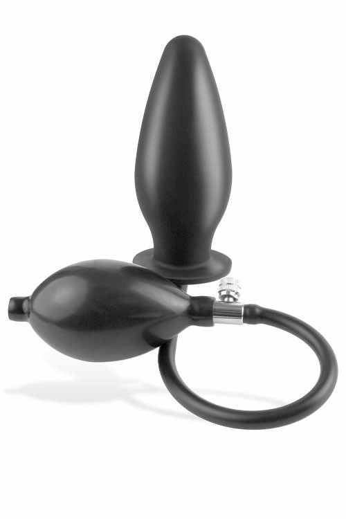 Inflatable 4.25″ Silicone Plug Anal Toys