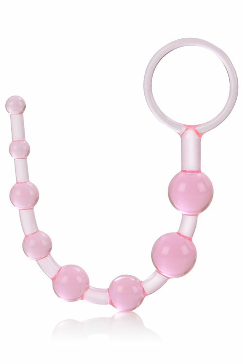 Introductory 7.5″ Flexible Anal Beads Anal Balls & Beads Pink