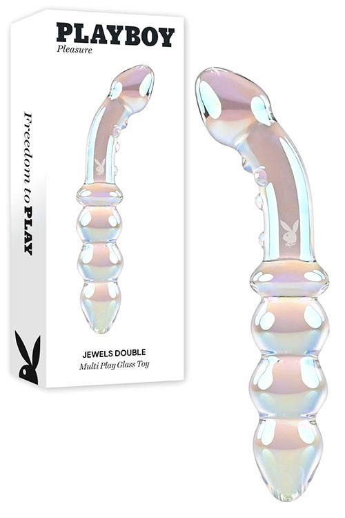 Jewels Double 6.7″ Glass Double Ended Dildo Anal Toys