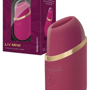 Liv Mini Pocket Licker 3.3″ Clitoral Stimulator Clitoral Vibrators Merlot