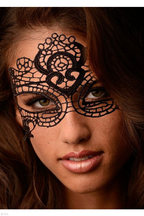 Luxurious Intricate Lace Mask Bondage