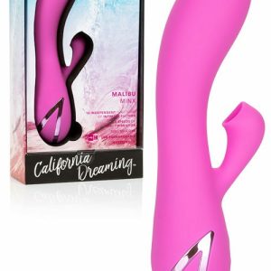 Malibu Minx 7.9″ Clitoral Suction Rabbit Vibrator Rabbit Vibrators Pink